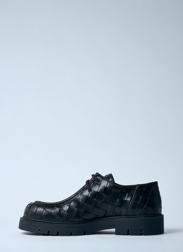 Bottega Veneta Haddock Lace-Up Shoes Black bov0159014