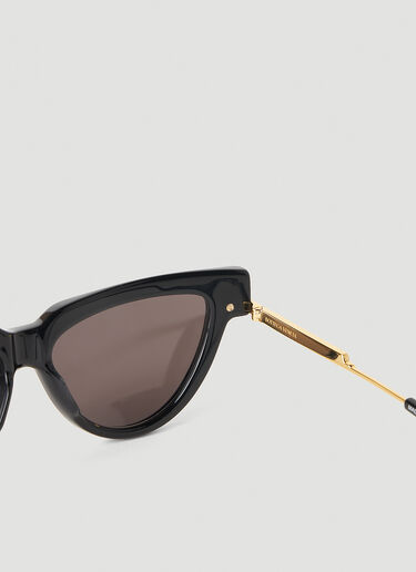 Bottega Veneta BV1265S 猫眼形太阳镜 黑色 bos0253004