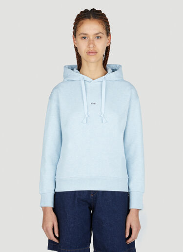 A.P.C. Christina Hooded Sweatshirt Blue apc0252004