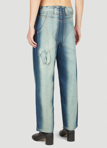 Eckhaus Latta 배기 진 블루 eck0351004