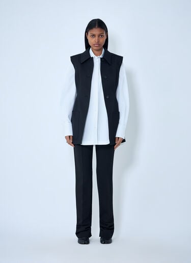 Sportmax Sleeveless Tailored Vest Black spx0263013