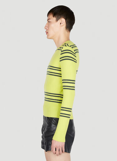 Prada Stripe Sweater Green pra0152009