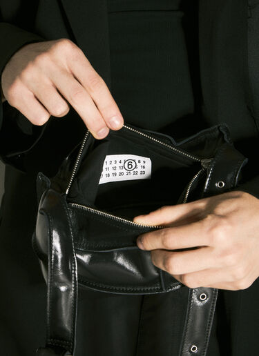 MM6 Maison Margiela 迷你数字手提包  黑色 mmm0158009