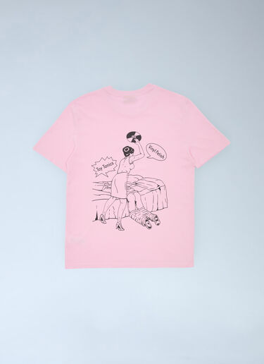 Toy Tonics Logo Motif T-Shirt Pink toy0363001