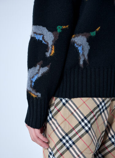 Burberry Duck Wool Sweater Black bur0159010
