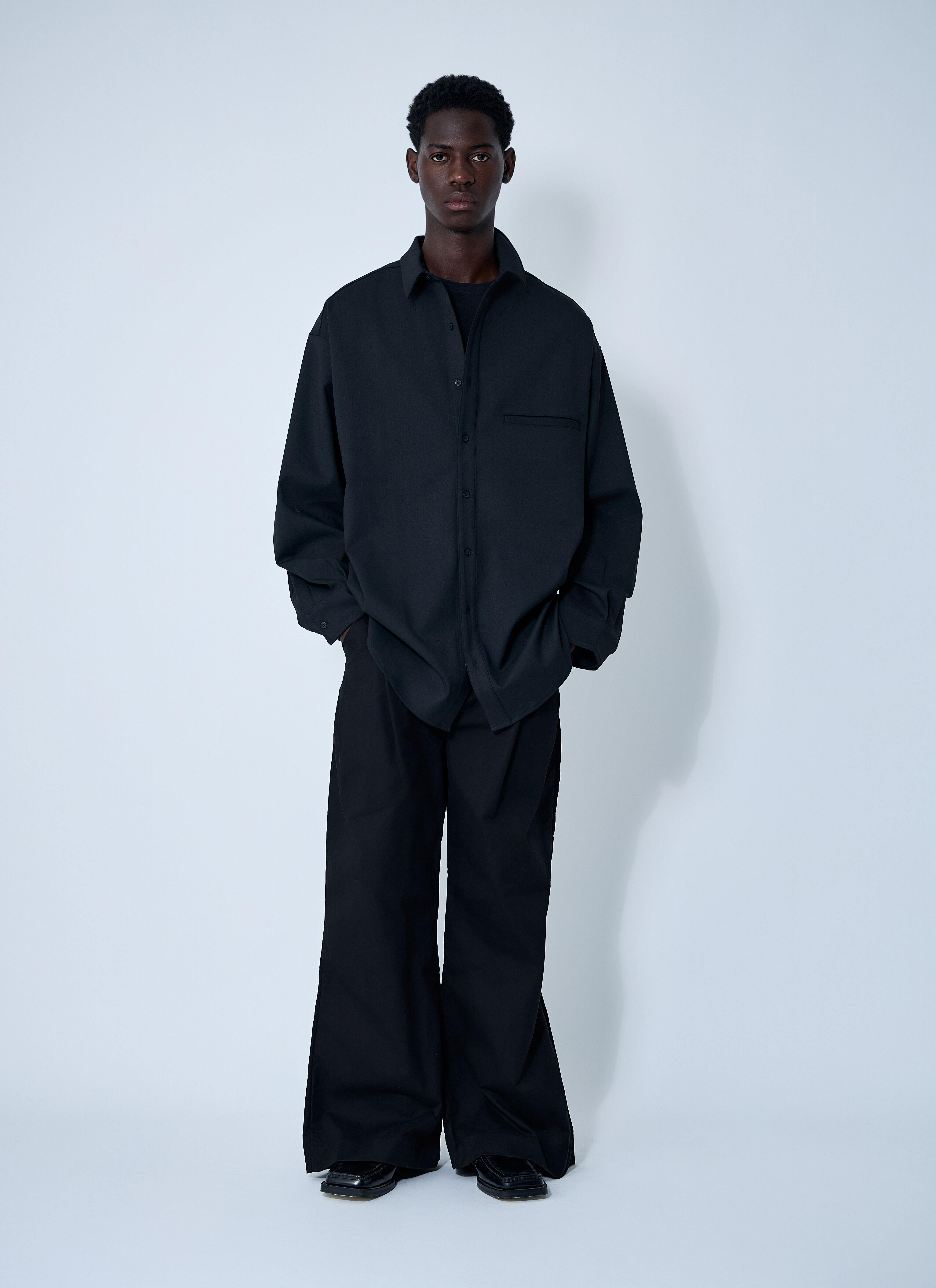 Entire Studios Men's' Wares Pleated Pants in Black | LN-CC®