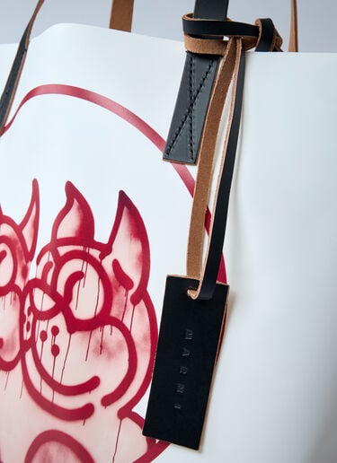 Tribeca N/S Tote Bag Marni Tribeca N/S Tote Bag White mni0162006