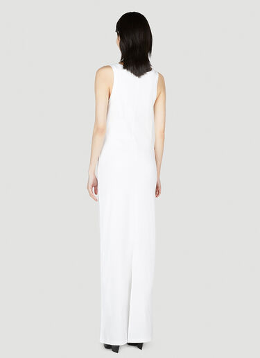 Prada Jersey Tank Maxi Dress White pra0253006