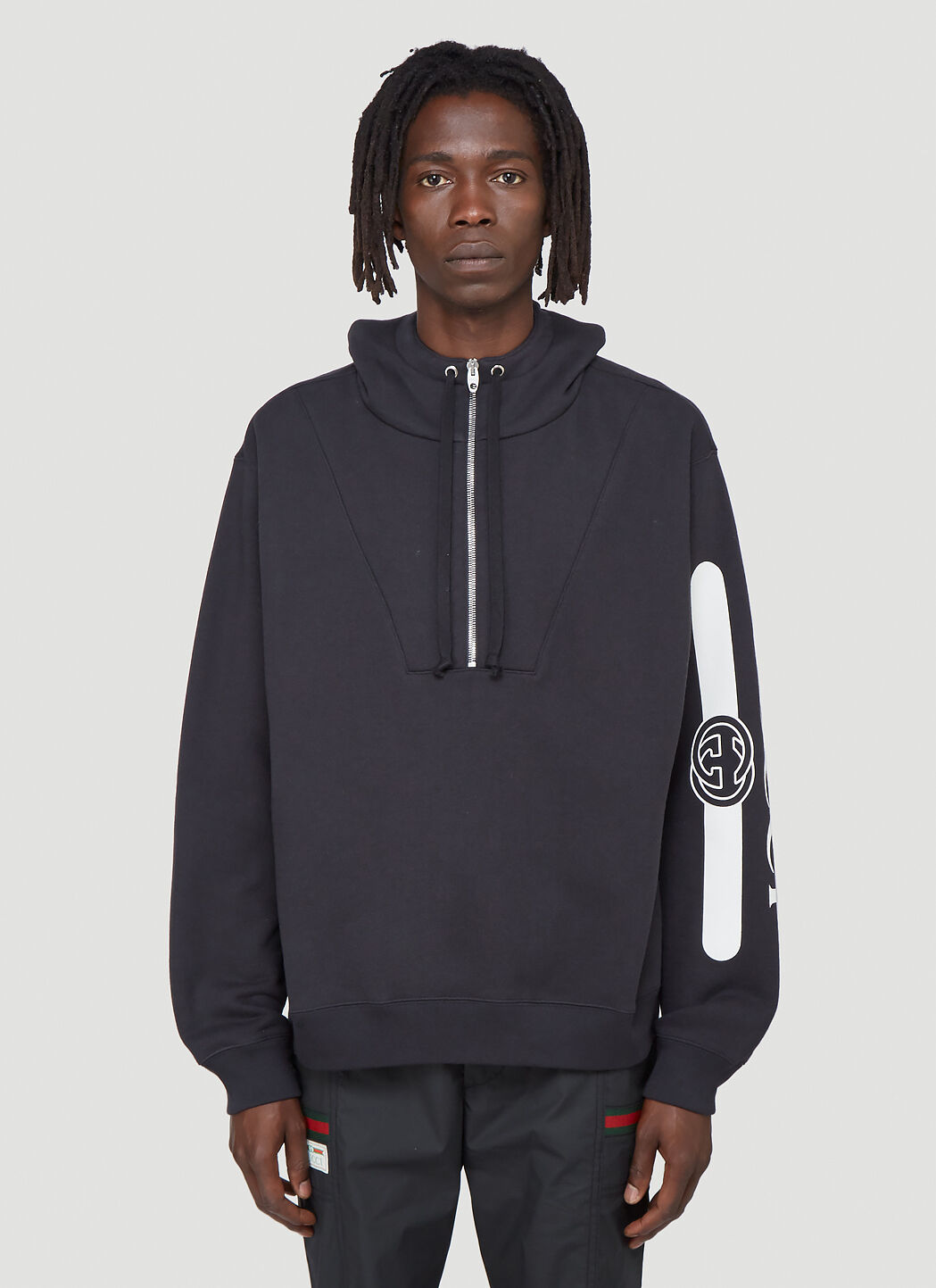 Gucci zip sweatshirt clearance