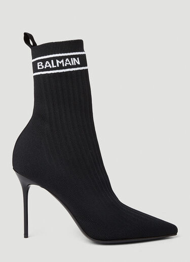 Balmain Skye Sock Boots Black bln0251004