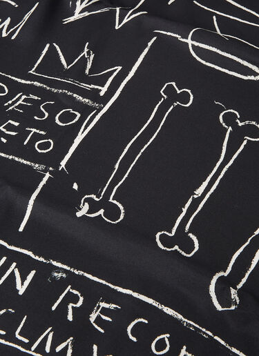 Basquiat Scarf Honey Fucking Dijon Basquiat Scarf Black hdj0352014
