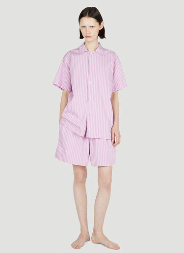 Tekla Skagen Stripes Shorts Pink tek0352006