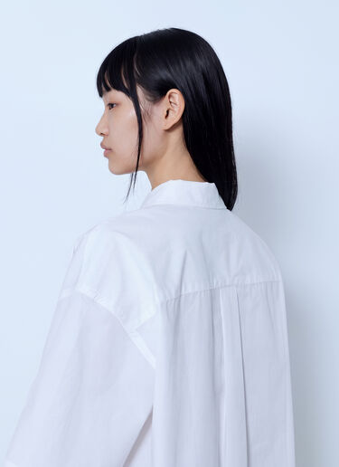 LN-CC® - Studio Nicholson: Tocoa Short Sleeve Square Cut Shirt - White Studio Nicholson Tocoa Short Sleeve Square Cut Shirt White stn0265008