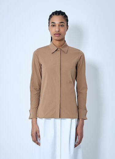 Max Mara 系扣衬衫 米色 max0260028