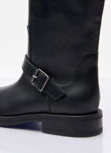 Saint Laurent River Leather Boots Black sla0257032