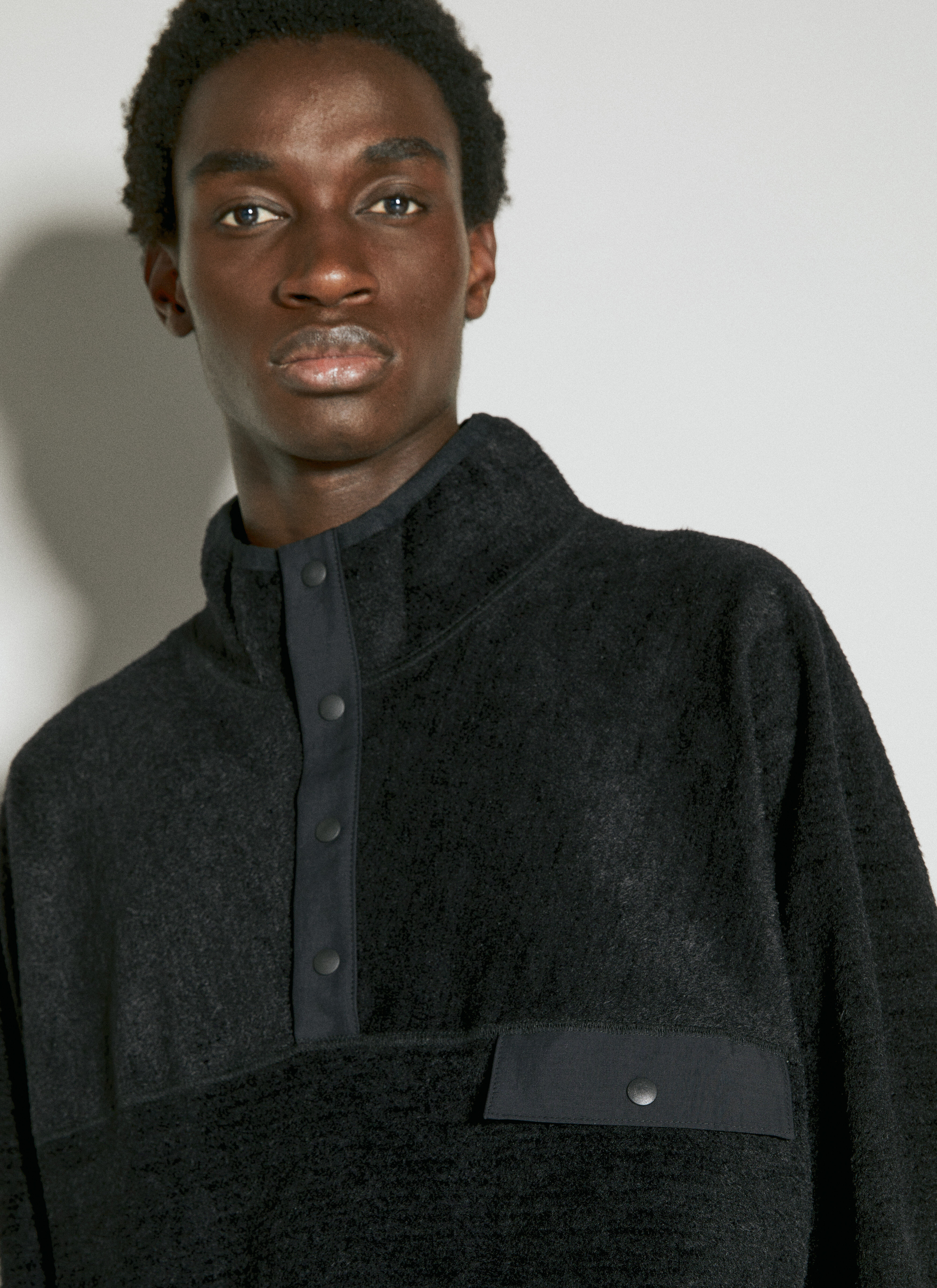 Comme des Garçons Homme Men's' Half-Button Sweatshirt in