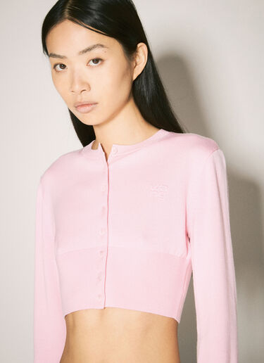Alexander Wang 羊毛短身开衫 粉色 awg0257008