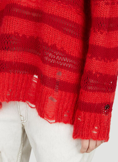 Acne Studios Striped Sweater Red acn0252016