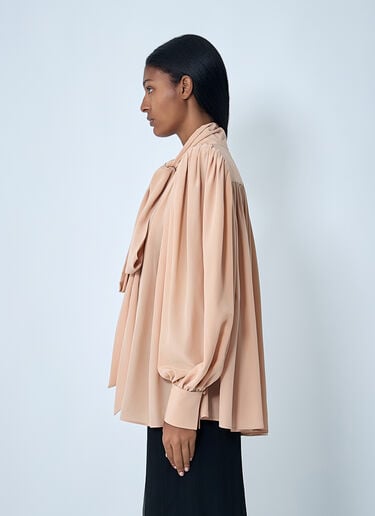 Oversized Gathered Blouse Chloé Oversized Gathered Blouse Sand chl0262012