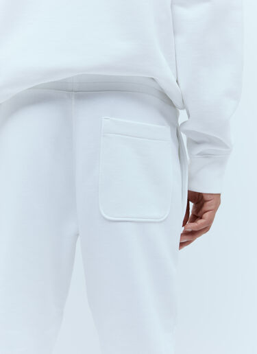 Moncler Logo Patch Track Pants White mon0156014