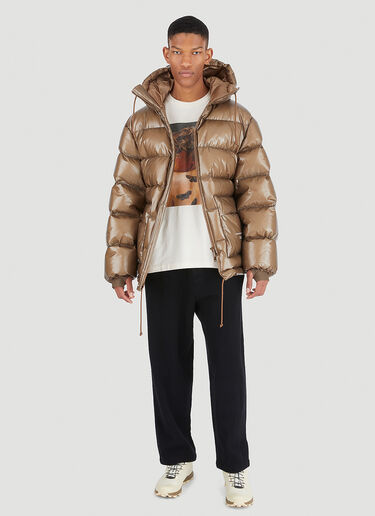 UNDERCOVER Quilted Down Jacket Brown und0146006