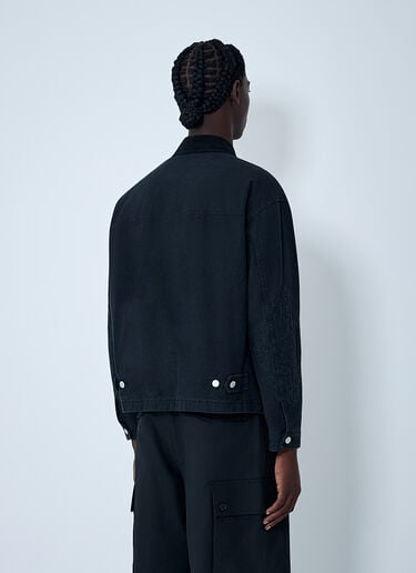 Zip-front Jacket in Cotton Twill Comme des Garçons Homme Zip-front Jacket in Cotton Twill Black cdh0162005