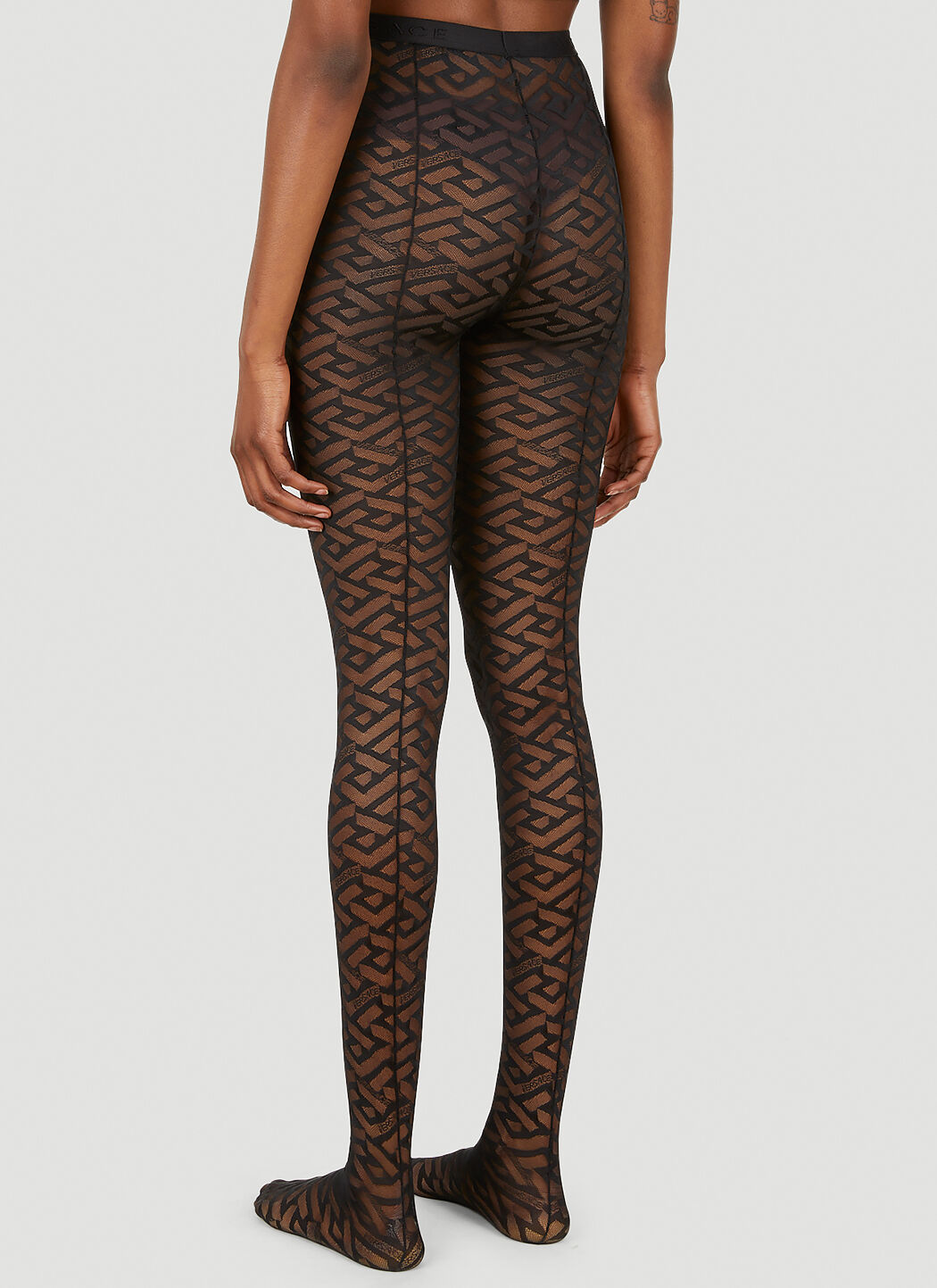 Versace lace tights store