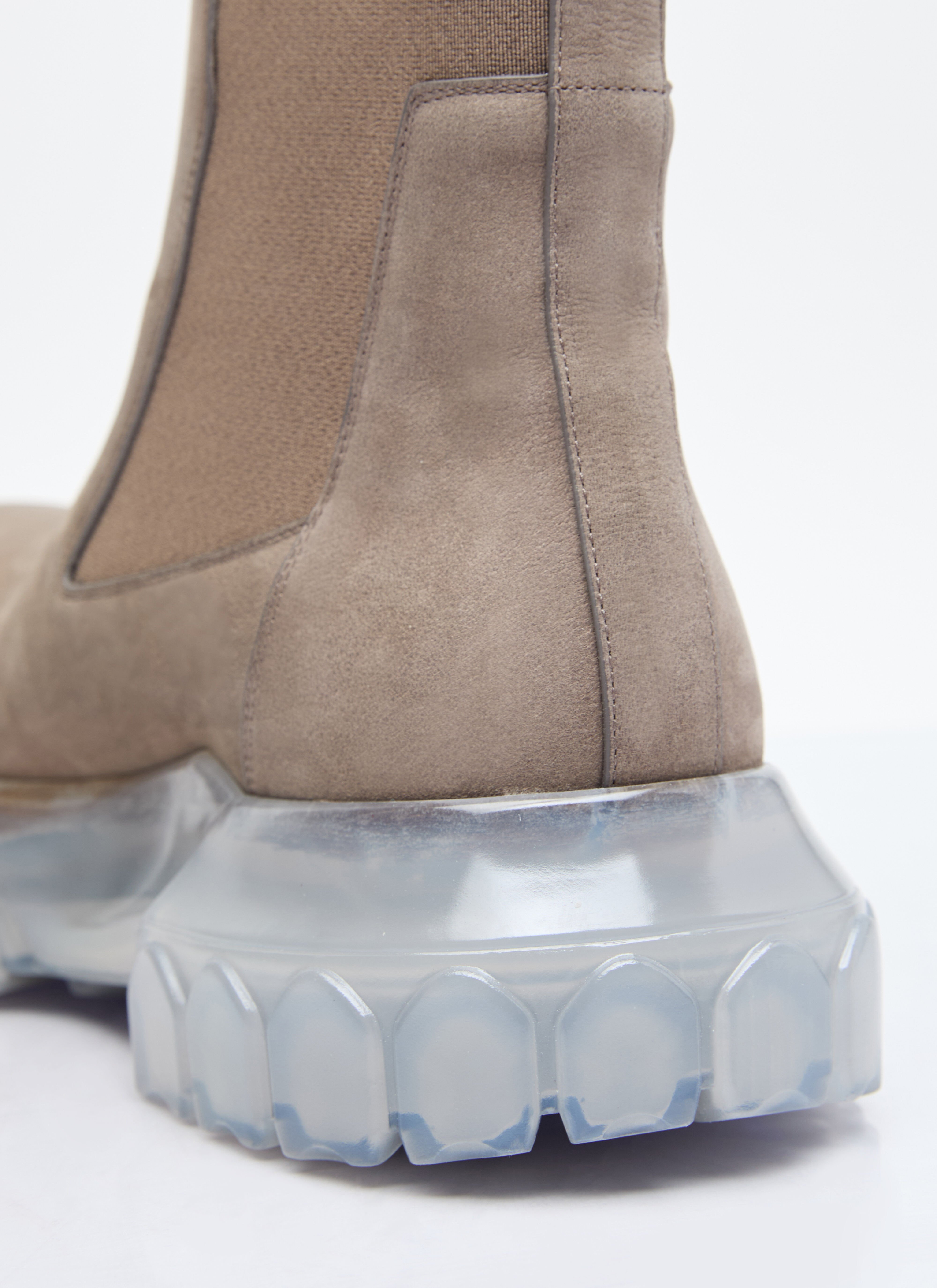 Rick Owens Men's' Beatle Bozo Tractor Boots in Grey | LN-CC®