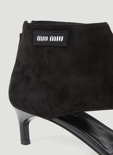 Miu Miu Flip Flop Heels Black miu0252034