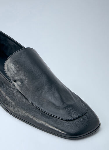 LN-CC® - Dries Van Noten: Leather Loafers - Black Dries Van Noten Leather Loafers Black dvn0165030