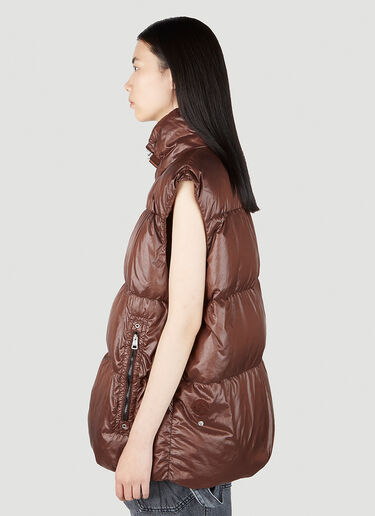 6 Moncler 1017 ALYX SM Islote Gilet Jacket Brown mal0351001