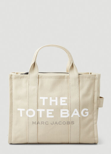 Marc Jacobs 徽标印花小号托特包 米色 mcj0247043