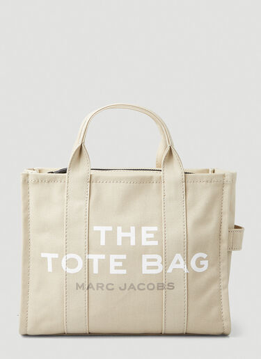 Marc Jacobs Logo Print Small Tote Bag Beige mcj0247043