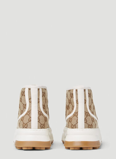Gucci GG Canvas High Top Sneakers Beige guc0253130