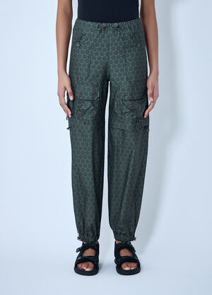 The North Face x Cecilie Bahnsen Drawstring Waist Cargo Trousers Green tnc0264003