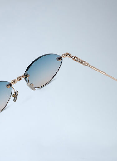 H65 Oval Sunglasses Kuboraum H65 Oval Sunglasses Gold kub0364004
