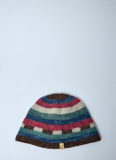 Visvim Meda Crochet Knit Hat Multicolour vis0158032