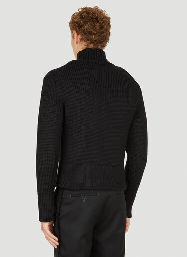Jil Sander High Neck Sweater Black jil0149007
