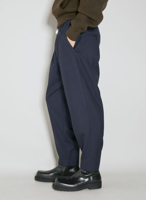 Marni Elasticated Waistband Wool Pants Blue mni0154011