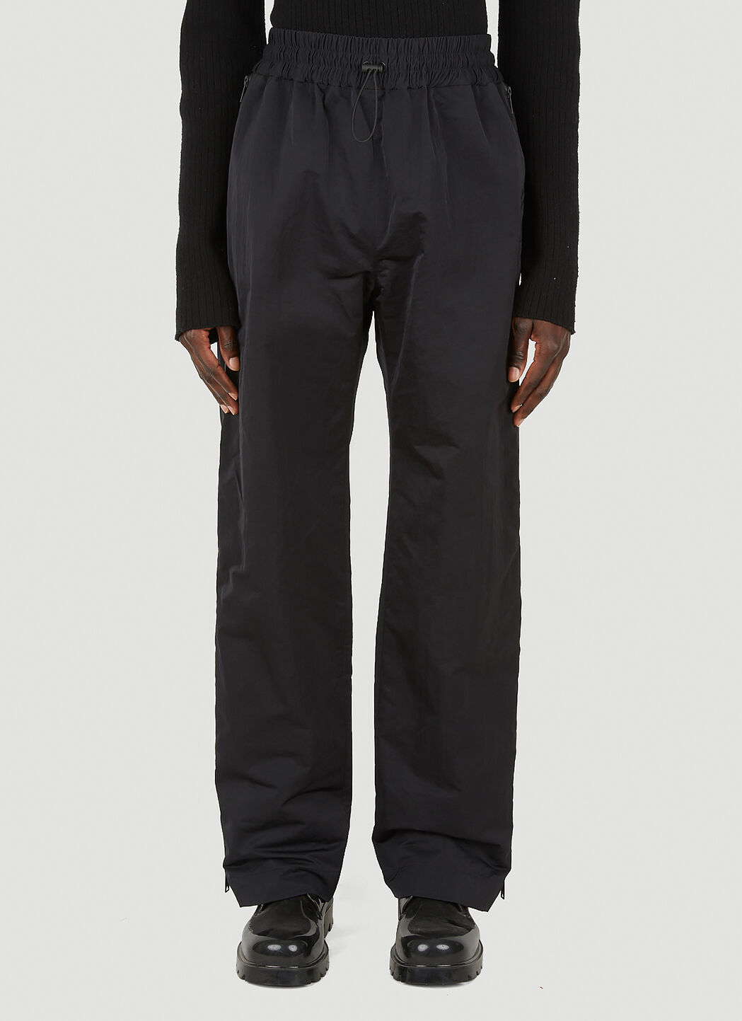 Side zip hotsell track pants