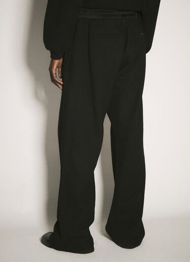 Saint Laurent Wide-Leg Track Pants Black sla0156015