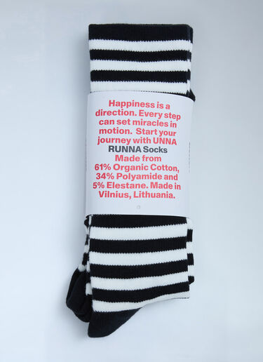 UNNA Runna Socks 2-Pack Black uno0366001