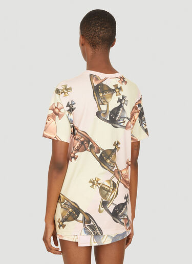 Vivienne Westwood Orb Print T-Shirt Beige vvw0252016