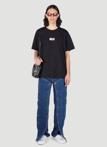 MM6 Maison Margiela Number Patch T-Shirt Black mmm0151006