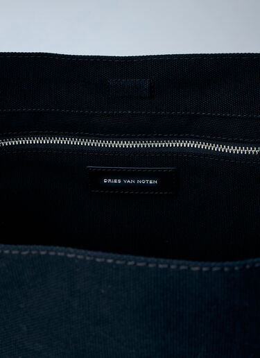 Dries Van Noten 캔버스 토트백 검정 dvn0163034