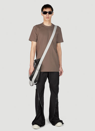 Rick Owens レベルベーシックTシャツ ブラウン ric0151013