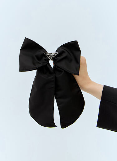 Prada Re-Nylon 헤어 클립 블랙 pra0258064