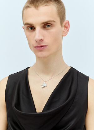 Walter Van Beirendonck Cavolo Necklace Silver wlt0158026