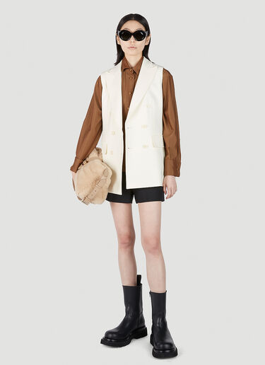 Max Mara 주아이 버튼 다운 셔츠 브라운 max0251022