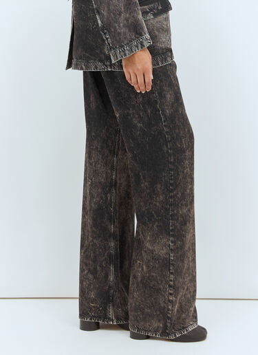 Acne Studios 印花长裤 黑色 acn0258013